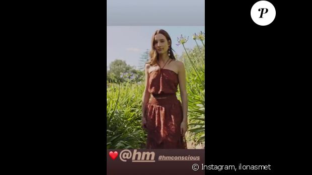 Ilona Smet dans la nouvelle campagne H&amp;amp;M pour le printemps 2019.