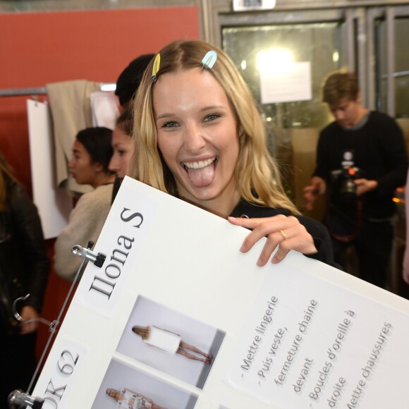 Ilona Smet - Backstage du "Etam Live Show 2018" aux Beaux-Arts à Paris, le 25 septembre 2018. © Veeren/Moreau/Bestimage