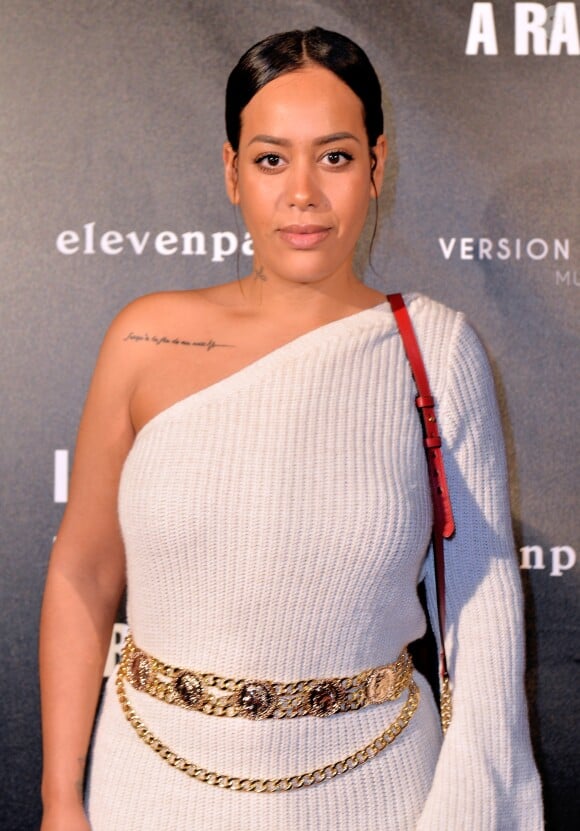 Amel Bent lors de la soirée de lancement de la collection capsule "I'm not a rapper" de la marque Elevenparis (Eleven Paris) à Paris, France, le 11 avril 2019. © Veeren/Bestimage