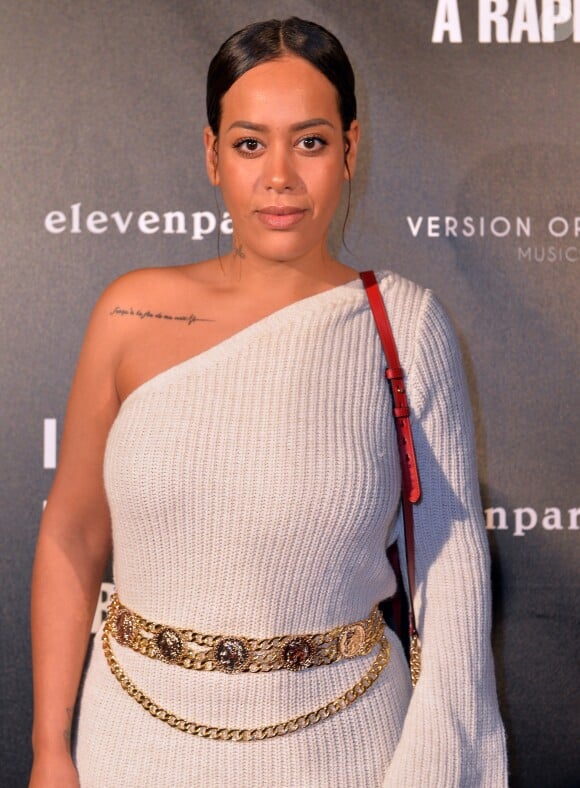 Amel Bent lors de la soirée de lancement de la collection capsule "I'm not a rapper" de la marque Elevenparis (Eleven Paris) à Paris, France, le 11 avril 2019. © Veeren/Bestimage