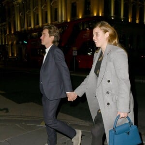 La princesse Beatrice d'York et son compagnon Edoardo Mapelli Mozzi ont passé la soirée à Chiltern Firehouse, à Londres, le 4 avril 2019.