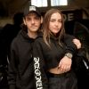 Exclusif - Carla Ginola et son compagnon lancent leur ligne de vêtements "Badcode" à Paris le 8 avril 2019. © Veeren/Bestimage