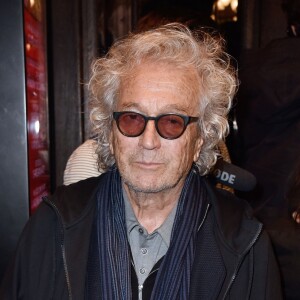 Luc Plamondon arrive à la première du spectacle "Notre Dame de Paris" au Coliseum à Londres, le 23 janvier 2019.