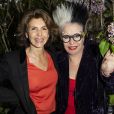 Anne Nivat et Orlan (artiste) lors de la 12ème édition du Prix de la Closerie des Lilas à Paris, France, le 16 avril 2019. © Pierre Perusseau/Bestimage