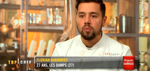 Florian lors des quarts de finale de "Top Chef 10", mercredi 24 avril 2019 sur M6.