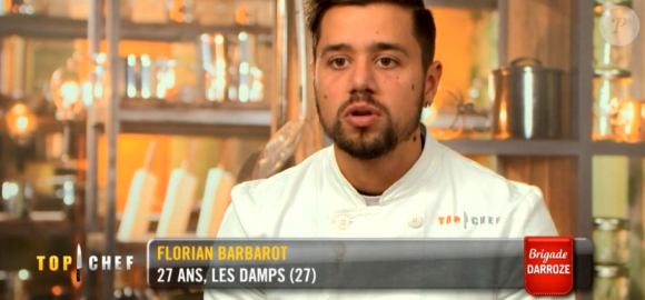 Florian lors des quarts de finale de "Top Chef 10", mercredi 24 avril 2019 sur M6.