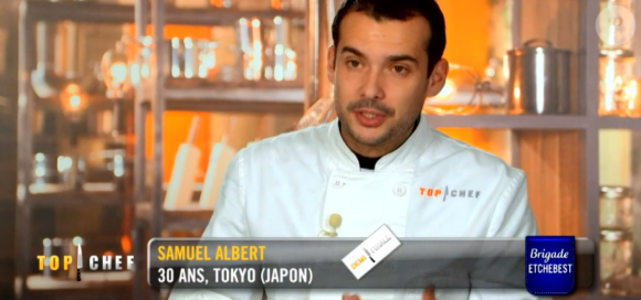 Samuel lors des quarts de finale de "Top Chef 10", mercredi 24 avril 2019 sur M6.