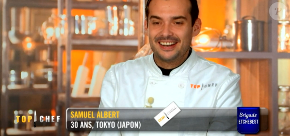 Samuel lors des quarts de finale de "Top Chef 10", mercredi 24 avril 2019 sur M6.