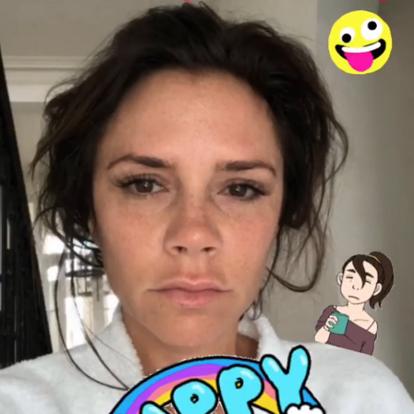 Victoria Beckham fête ses 45 ans avec un réveil difficile, le 17 avril 2019.