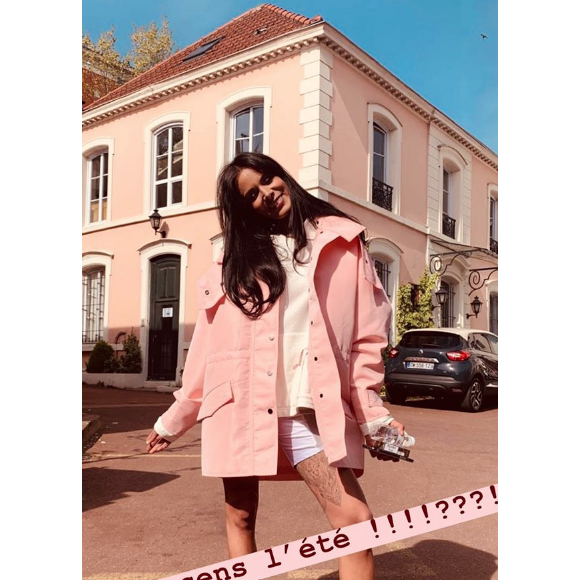 Shy'm sur Instagram, le 18 avril 2019.