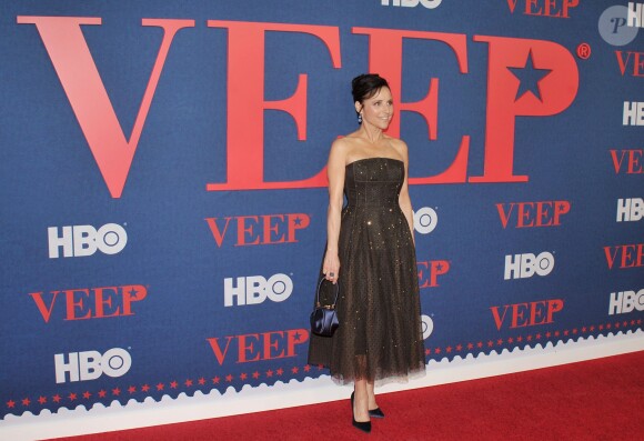 Julia Louis-Dreyfus à la première de la saison 7 de "Veep" à New York, le 26 mars 2019.