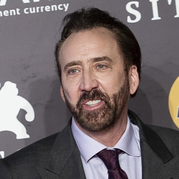 Nicolas Cage à la première du film "Mandy" lors du 51ème Festival International du Film Fantastique de Sitges. Le 6 octobre 2018.