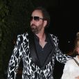 Exclusif - Nicolas Cage est allé dîner avec sa compagne Erika Koike à Beverly Hills, le 21 mai 2018.