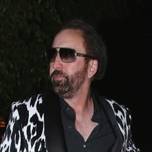 Exclusif - Nicolas Cage est allé dîner avec sa compagne Erika Koike à Beverly Hills, le 21 mai 2018.