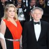 Roman Polanski et Catherine Deneuve à la montée des marches de la soirée du 70ème Anniversaire du Festival International du Film de Cannes, le 23 mai 2017. © Denis Guignebourg/Bestimage