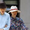 Woody Allen et sa femme Soon-Yi Previn se baladent sur Park Avenue dans New York le 12 Août 2018.