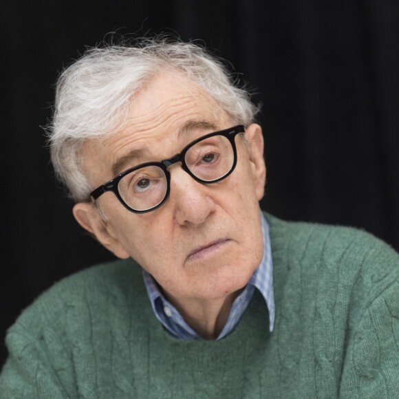 Woody Allen - Conférence de presse avec les acteurs du film "Wonder Wheel" à New York. Le 14 octobre 2017.