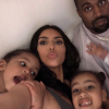 Kim Karashian, Kanye West et leurs enfants Chicago, North et Saint - avril 2019.
