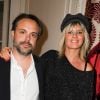 Info - Romain Sardou présente sa nouvelle compagne Kym - Exclusif - Prix Spécial - Romain Sardou et sa nouvelle compagne Kym Thiriot - Lancement du livre "Sardou Regards" de B.Kossek à l'hôtel Raphael à Paris, France, le 15 avril 2019. © Coadic Guirec/Bestimage