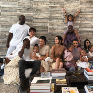 La famille Kardashian au grand complet. Avril 2019.