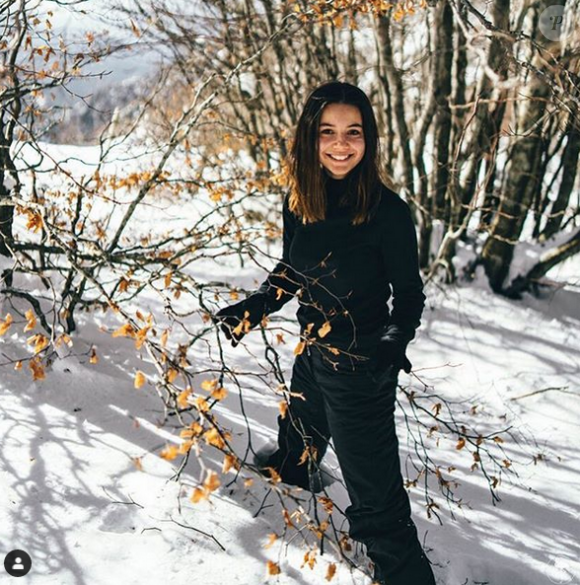 Annily Chatelain, fille d'Alizée et de Jerémy Chatelain, fête le 28 avril 2019 son quatorzième anniversaire.