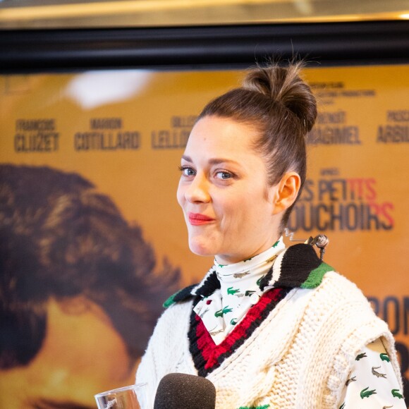 Marion Cotillard lors de l'avant-première du film "Nous finirons ensemble" au cinéma UGC Brouckère à Bruxelles, Belgique, le 23 avril 2019. © Alain Rolland/ImageBuzz/Bestimage