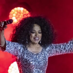 Diana Ross en concert lors de l'after party du défilé Croisière Dior au Palais El Badi à Marrakech, le 29 avril 2019. © Olivier Borde/Bestimage