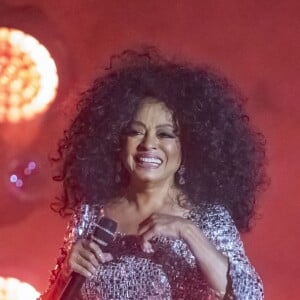 Diana Ross en concert lors de l'after party du défilé Croisière Dior au Palais El Badi à Marrakech, le 29 avril 2019. © Olivier Borde/Bestimage