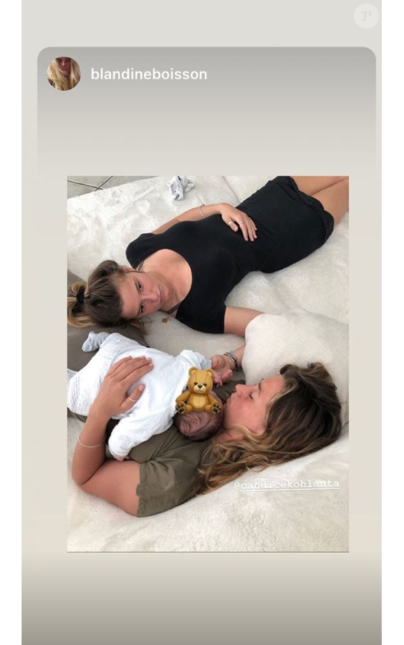 Candice, aventurière de "Koh-Lanta", accueille un bébé dans sa vie : sa petite nièce Gaia.