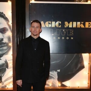 Channing Tatum à la première de "Magic Mike Live"à l'Hippodrome Theatre à Londres, le 28 novembre 2018.