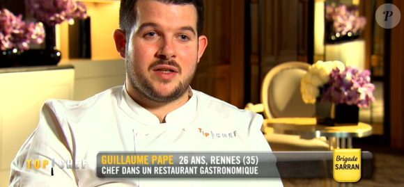 Guillaume lors de la grande finale de "Top Chef 10" (M6) mercredi 8 mai 2019.