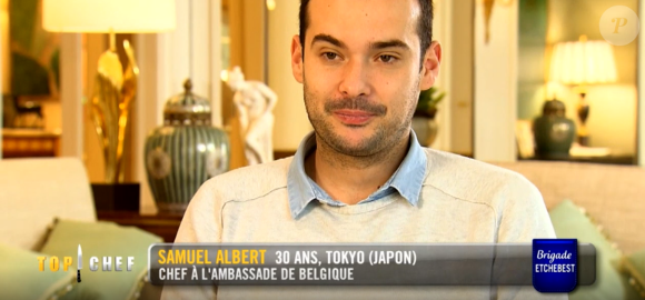 Samuel lors de la grande finale de "Top Chef 10" (M6) mercredi 8 mai 2019.