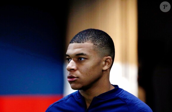 Kylian Mbappé lors de la demie-finale de la Coupe de France "PSG - FC Nantes" au Parc des Princes à Paris, le 3 avril 2019.