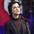  Le groupe The Cranberries - Noel et Mike Hogan, Dolores O'Riordan et Fergal Lawler - sur un plateau télé à Milan en février 2012. 