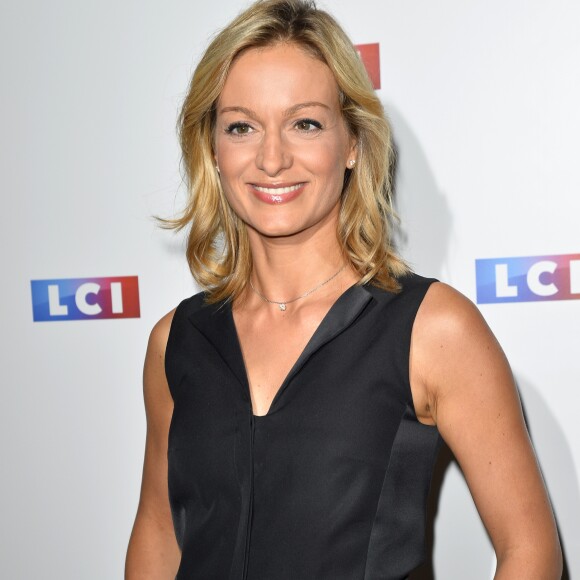 Audrey Crespo-Mara lors du photocall de la conférence de rentrée de la chaine LCI à Boulogne Billancourt le 30 août 2017. © Coadic Guirec / Bestimage