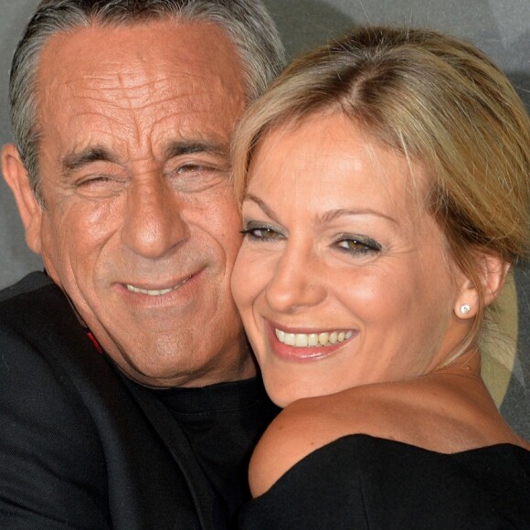 Thierry Ardisson et sa femme Audrey Crespo-Mara - Soirée des 30 ans de Canal + au Palais de Tokyo à Paris le 4 novembre 2014. 