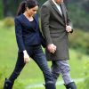 Le prince Harry, duc de Sussex, et Meghan Markle, duchesse de Sussex, assistent à l'inauguration d'un site de 20 hectares pour The Queen's Commonwealth Canopy à Auckland, Nouvelle-Zélande, le 30 octobre 2018.