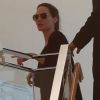 Exclusif - Angelina Jolie emmène ses enfants Pax, Knox et Zahara faire du shopping chez Louis Vuitton à Beverly Hills, le 10 mai 2019.