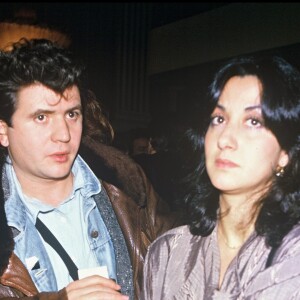 Daniel Balavoine et son épouse Corinne en 1984