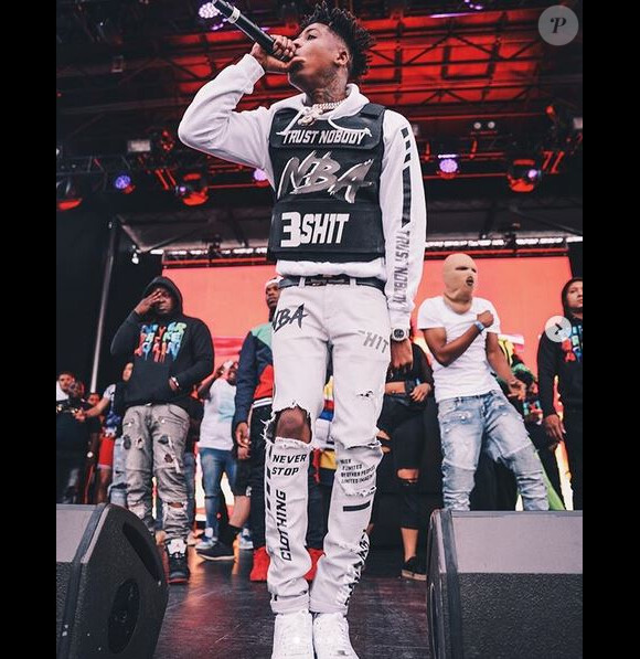 Le rappeur NBA YoungBoy. 2019.