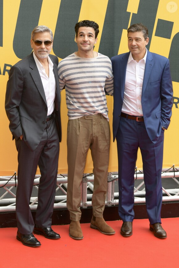 George Clooney, Christopher Abbott, Kyle Chandler - Photocall de la série "Catch-22" à "The Space Cinema Moderno" à Rome. Le 13 mai 2019