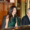 George Clooney et sa femme Amal Clooney à l'after party de la première de la nouvelle série "Catch-22" à l'hôtel Sunset Tower à Los Angeles, le 7 mai 2019.