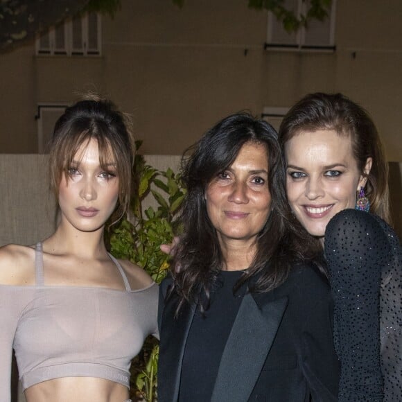 Bella Hadid, Emmanuelle Alt et Eva Herzigova assistent à la soirée "Dior Vogue" chez "Fred l'écailler" en marge du 72ème Festival International du Film de Cannes. Le 15 mai 2019 © Olivier Borde / Bestimage