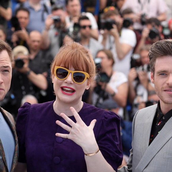 Taron Egerton, Bryce Dallas Howard, Richard Madden - Photocall du film Rocketman (Hors compétition) lors du 72ème Festival International du film de Cannes le 16 mai 2019 © Jacovides-Moreau / Bestimage  Photocall for the movie Rocketman during the 72nd Cannes International Film festival. On may 16th 2019.16/05/2019 - Paris