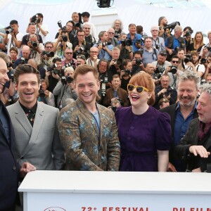 Martin Giles, Richard Madden, Taron Egerton, Bryce Dallas Howard, Adam Bohling, Dexter Fletcher et Kit Connor - Photocall du film Rocketman (Hors compétition) lors du 72ème Festival International du film de Cannes le 16 mai 2019 © Jacovides-Moreau / Bestimage  Photocall for the movie Rocketman during the 72nd Cannes International Film festival. On may 16th 2019.16/05/2019 - Paris