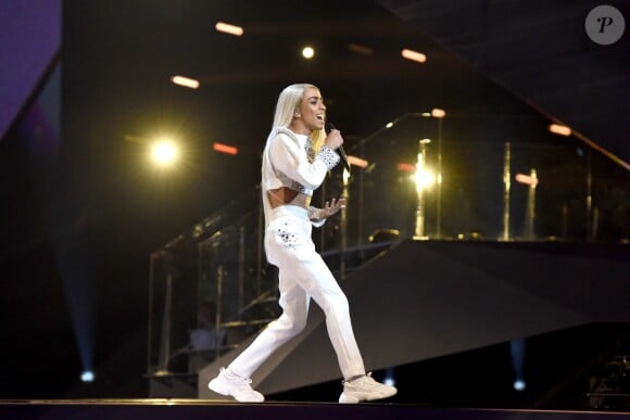 Bilal Hassani lors de l'Eurovision 2019 à Tel Aviv, Israël, le 13 mai 2019. © Persona Stars/ZUMA Press/Bestimage