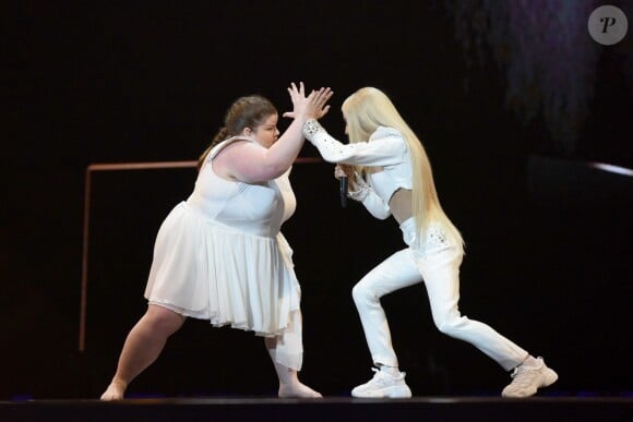 Bilal Hassani lors de l'Eurovision 2019 à Tel Aviv, Israël, le 13 mai 2019. © Persona Stars/ZUMA Press/Bestimage