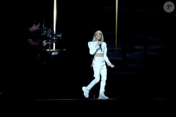 Bilal Hassani lors de l'Eurovision 2019 à Tel Aviv, Israël, le 13 mai 2019. © Persona Stars/ZUMA Press/Bestimage