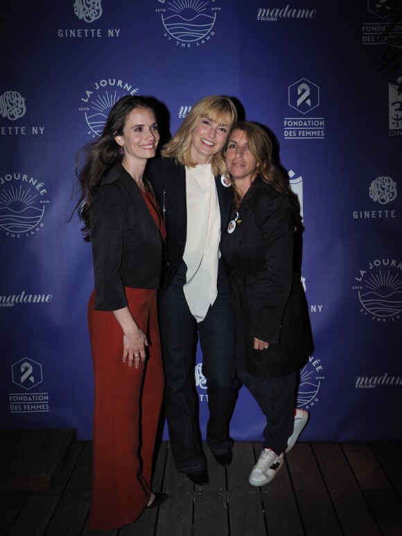 Exclusif - Anne-Cécile Mailfert, Julie Gayet, Sandra Rudich - Soirée "Tous et toutes ensemble de Varda à Veil" organisée par "La Journée by the Land" sur le roof-top de l'hôtel 3.14 lors du 72ème Festival International du Film de Cannes le 17 mai 2019.