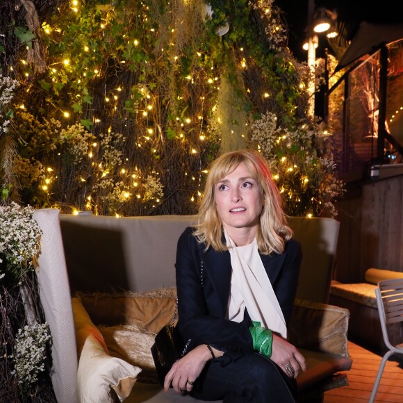 Exclusif - Julie Gayet - Soirée "Tous et toutes ensemble de Varda à Veil" organisée par "La Journée by the Land" sur le roof-top de l'hôtel 3.14 lors du 72ème Festival International du Film de Cannes le 17 mai 2019.